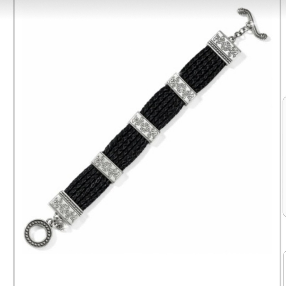 Black Leather Bracelet
